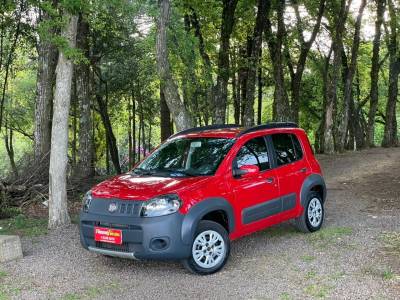 FIAT - UNO - 2014/2014 - Vermelha - R$ 29.900,00
